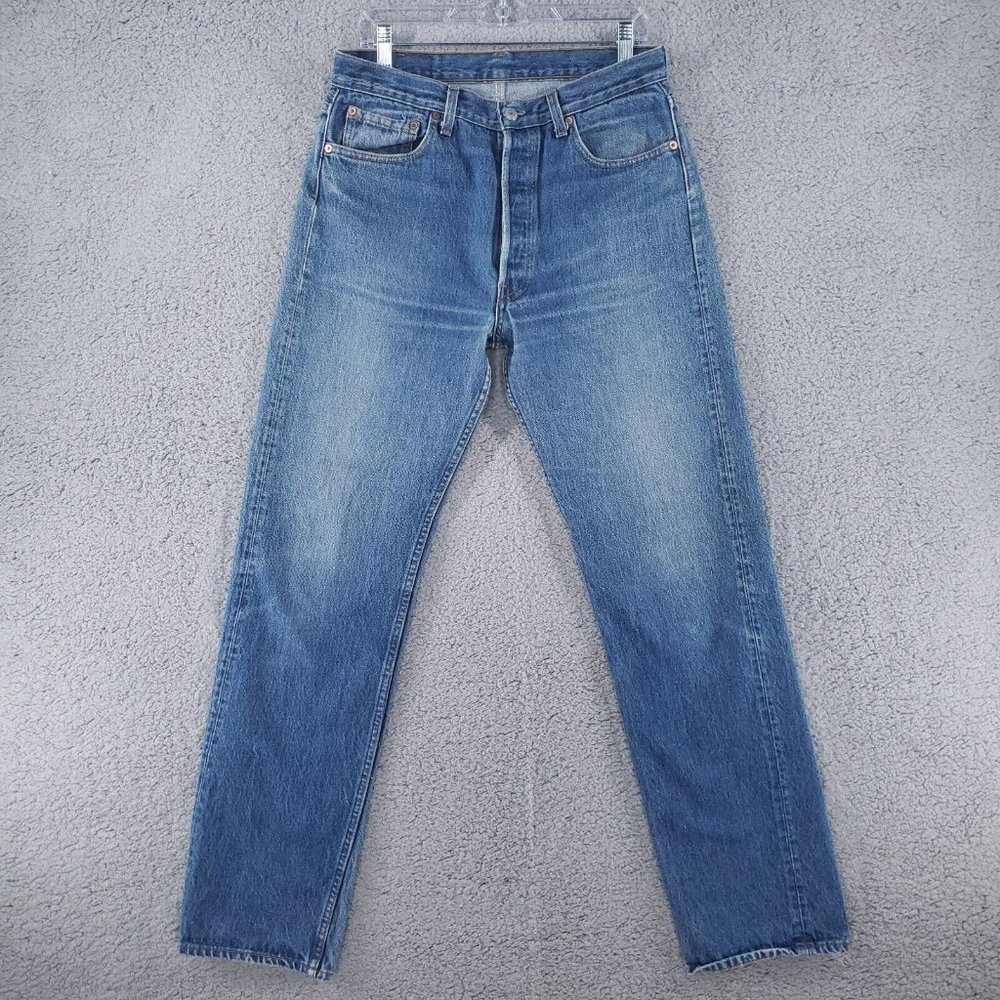 🚫SOLD🚫Levis’s 501 vintage made in USA 1980’s buttons mens jeans size 32x32